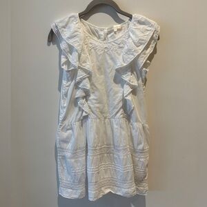 LoveShackFancy Ruffle Sleeveless Eyelet dress size 12(kids)